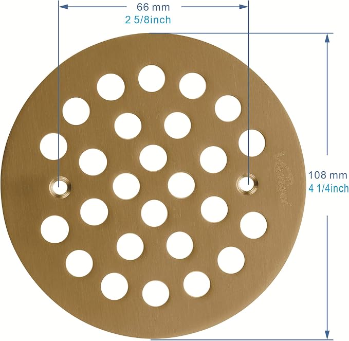 4-1/4Inch Screw-in Shower Strainer Drain Cover Replacement Floor Strainer Floor - Image 2