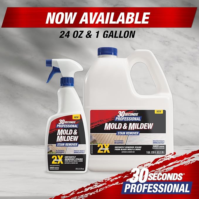 30 SECONDS Pro Mold and Mildew Stain Remover | Scrub Free | Brighter Results - Image 3