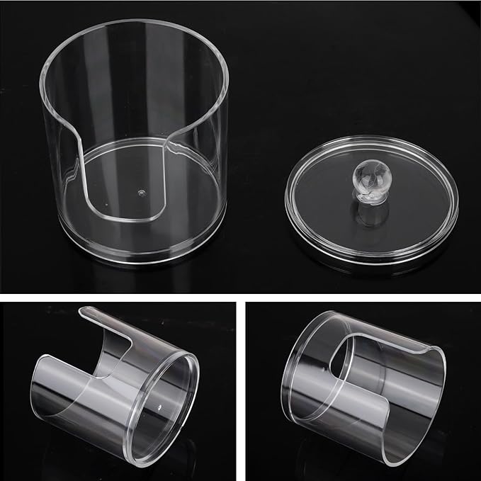 Tbestmax Plastic Cotton Round Holder and Dispenser - Image 4