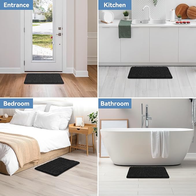 Bcoimo 24"×17" Absorbent Bath Mat, Non-Slip - Image 7