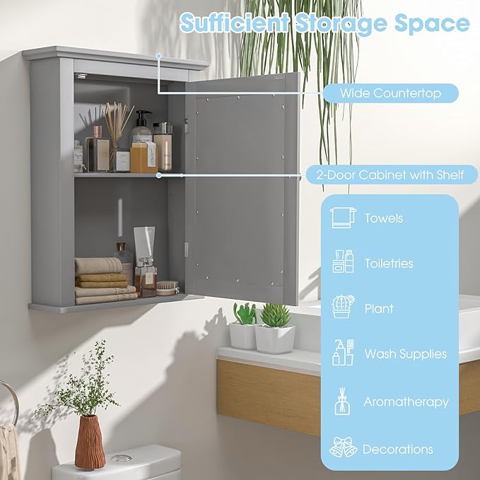 Safeplus Grey Medicine Cabinet - Image 7