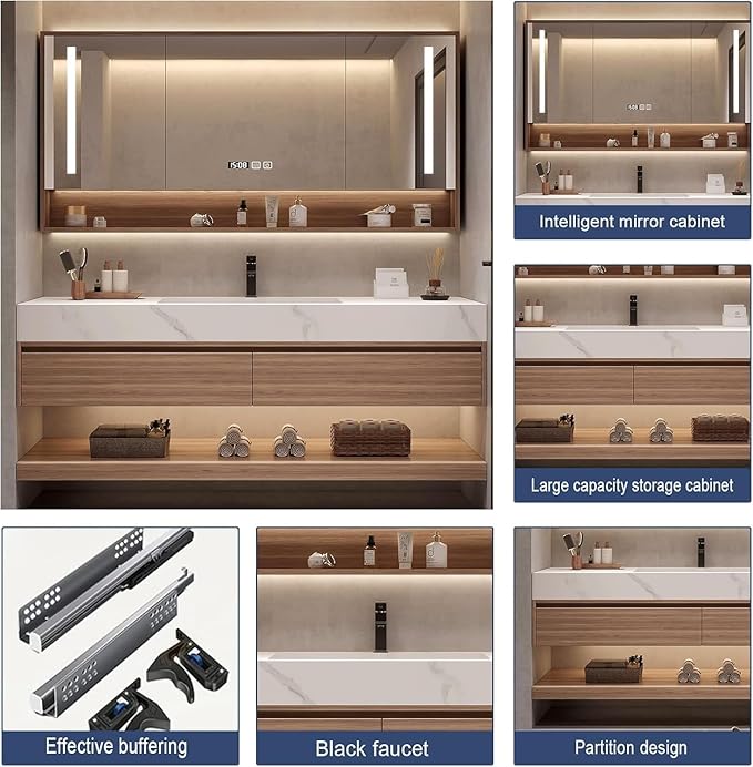 36'' Wood Bathroom Vanity Set - Image 5