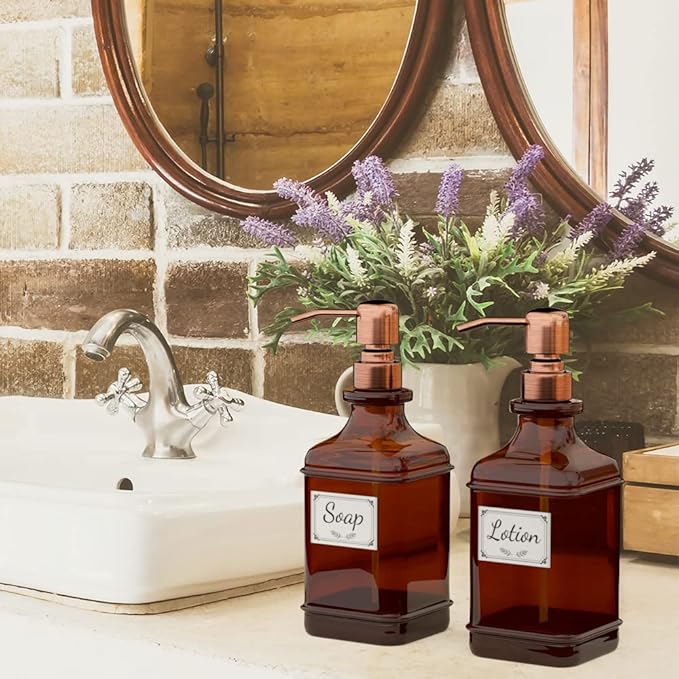GLADPURE Soap Dispenser 2 Pack, Hand Soap Dispensers - Image 7