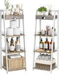 keomaisyto 4-Tier Elegant Ladder Shelf, Bathroom Storage Shelf, Ladder Bookshelf by keomaisyto