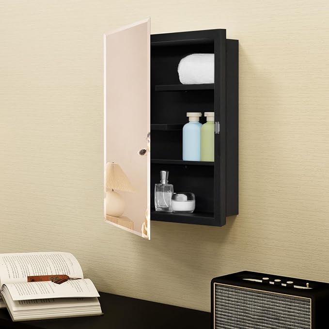 Fundin Black Medicine Cabinet - Image 9