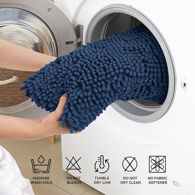 Bcoimo 24"×17" Absorbent Bath Mat, Non-Slip - Image 6