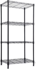 Whitmor 4 Tier Storage Shelves, Heavy Duty Metal Shelving, 400 lbs Capacity per by Whitmor