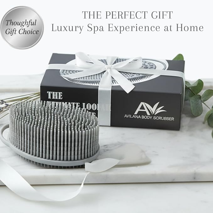 Silver Infused Exfoliating Body Scrubber - Image 6