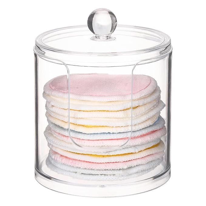 Tbestmax Plastic Cotton Round Holder and Dispenser by Tbestmax
