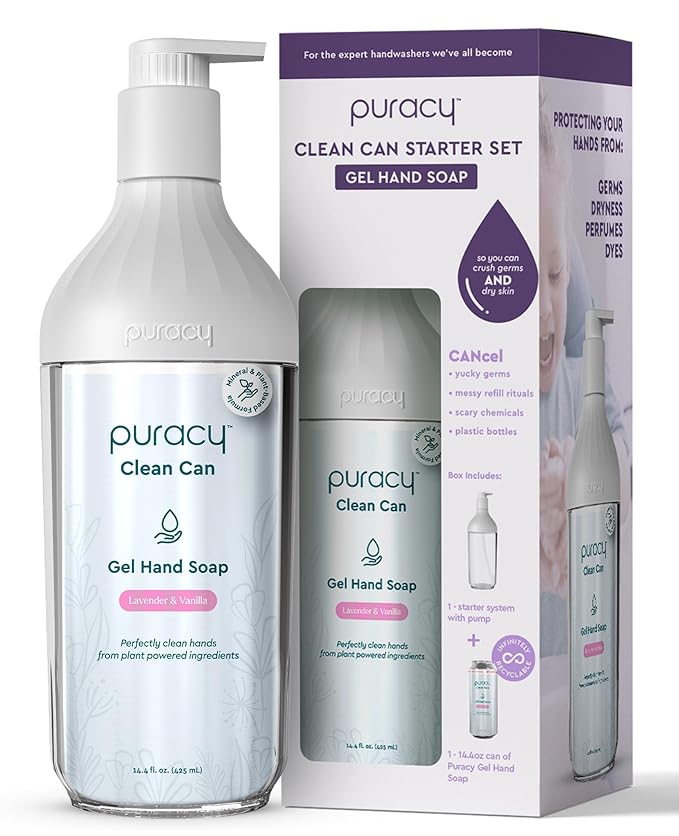 Puracy Gel Hand Soap Clean Can Starter Set by Puracy