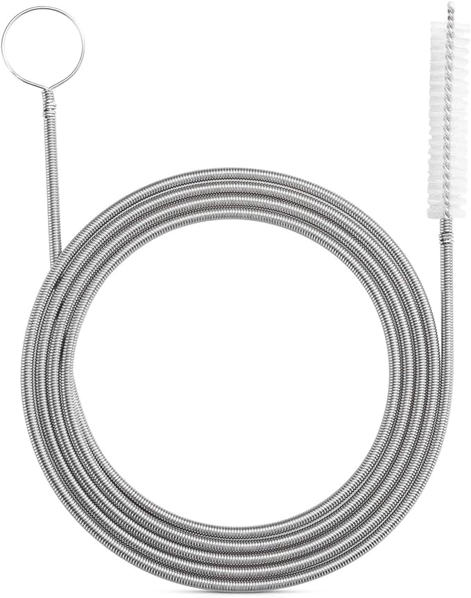 Long Drain Brush Flexible Feeding Tube Brush Slim Cleaning Brush Hose Pipe Brush by RayTour