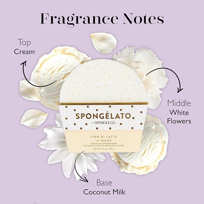 Spongelato Loofah Exfoliating Body Scrubber by Spongelle | Infused - Image 3