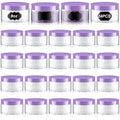 Dandat 24 Pcs 8 oz Plastic Jar Container by Dandat