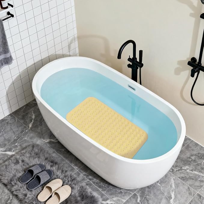 Anti-Slip Bathtub Shower mat, 27.5×14.5（Approximately 70×37cm） inch Soft - Image 5