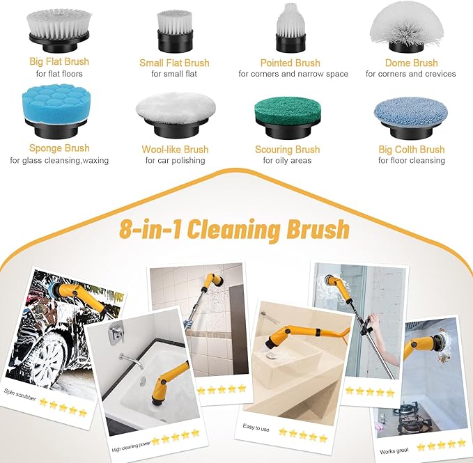 Qimedo 1500 RPM Electric Spin Scrubber - Image 6