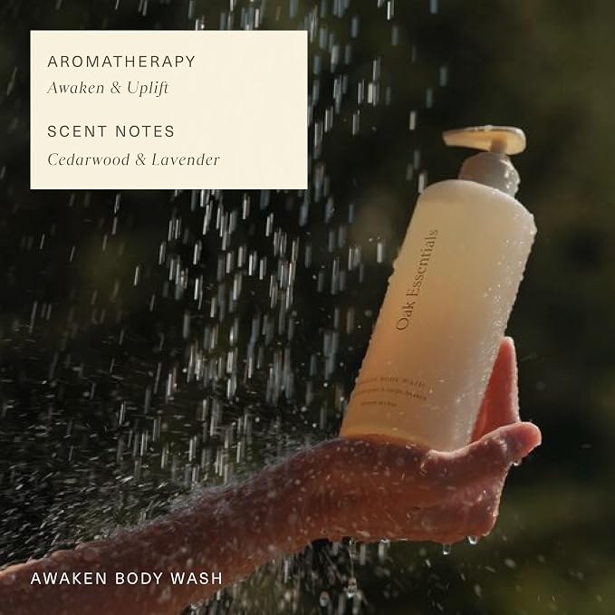Oak Essentials Awaken Body Wash | Hydrating Shower Gel - Image 6
