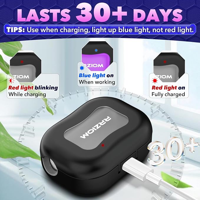 RRZIOM Toothbrush Sanitizer Case, Portable Toothbrush Covers Rechargeable - Image 5