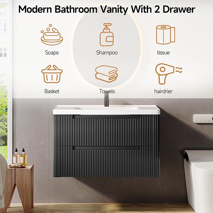 ONBRILL Modern Bathroom Vanity - Image 8