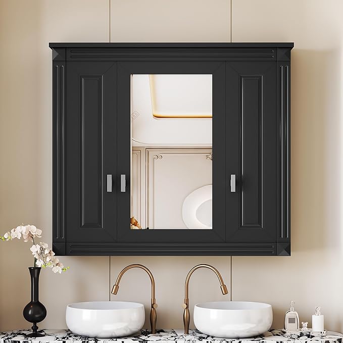 Merax Wall Mounted Bathroom Medicine Cabinet - Image 2