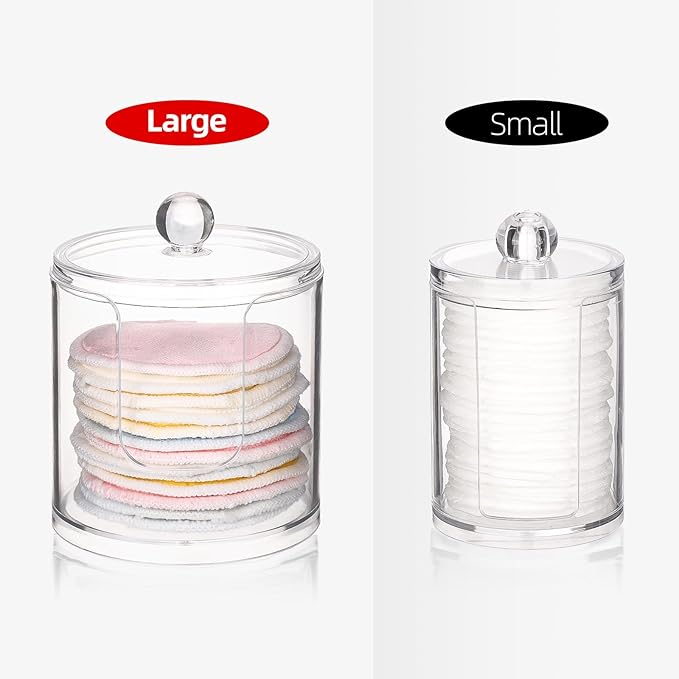 Tbestmax Plastic Cotton Round Holder and Dispenser - Image 3
