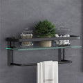 VOLPONE Bathroom Glass Shelf by VOLPONE