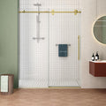 Sunrosa Frameless Shower Door, Glass Shower Door by ElevateYourEverydayShower