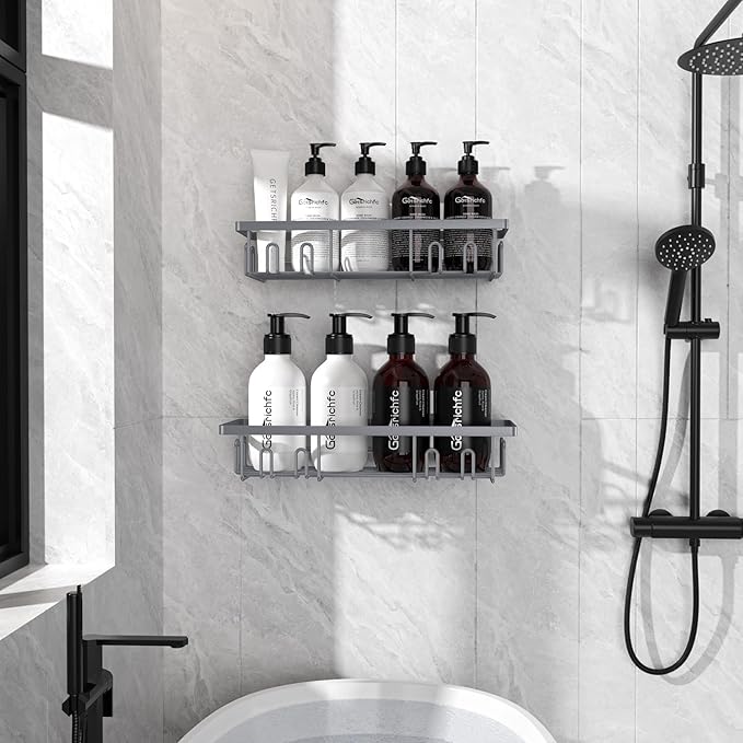 2025 New Adhesive Shower Caddy, Shower Shelves - Image 8