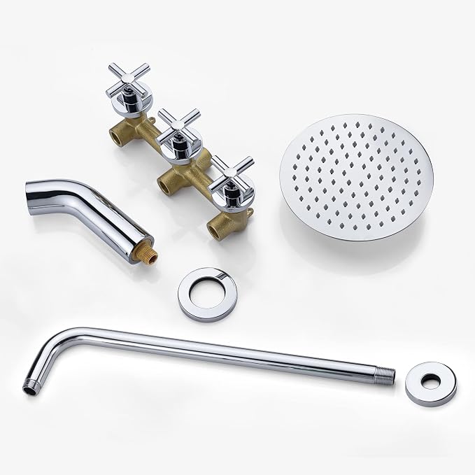 SUMERAIN 3 Handle Shower Faucet Set - Image 7