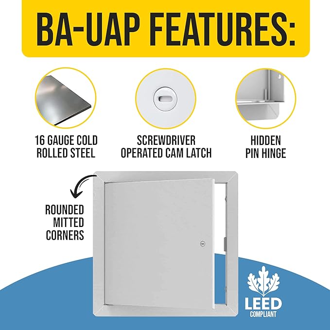 Best 22" x 30" Universal Access Panel – Flush Steel Door - Image 2