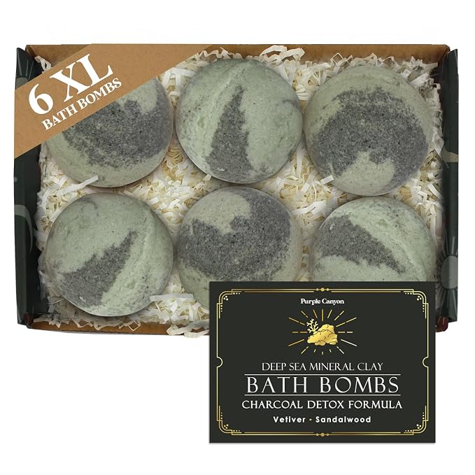 Purple Canyon Mineral Mud Bath Bombs | Deep Sea by PurpleCanyon