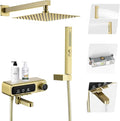 10" Square Rainfall Bathtub and Shower Trim Systems by IDEALANDALTRUISTIC