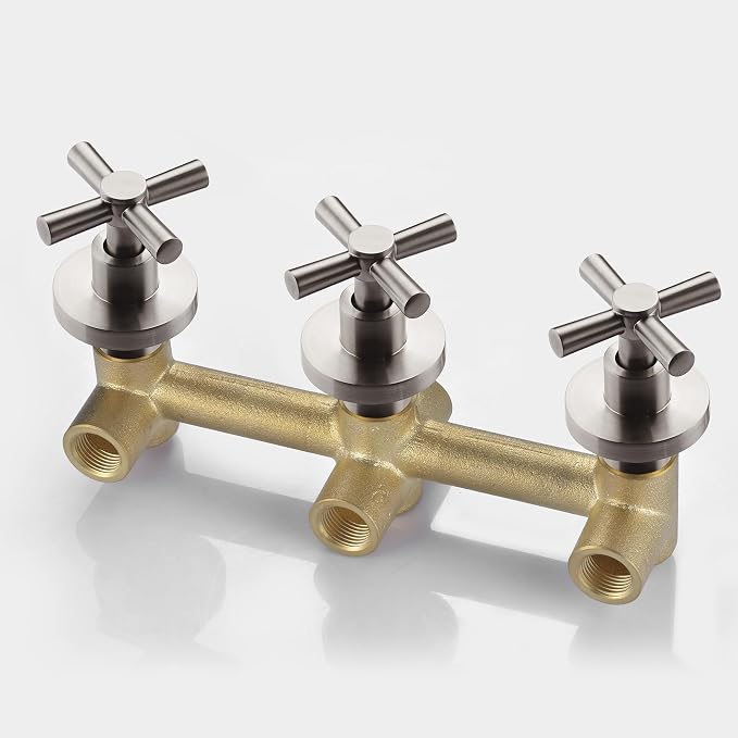 Tub and Shower Faucet Set 3 Handle - Image 7