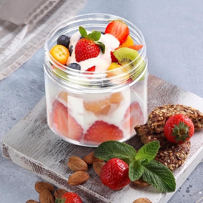 30 Packs 14 OZ Transparent Plastic Jars - Image 5