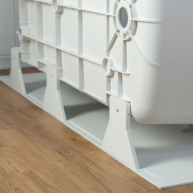 WOODBRIDGE 60” x 32” Alcove Soaking Bathtub in white - Image 14