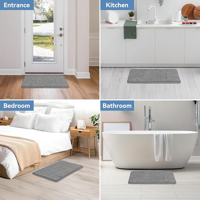 Bcoimo 30"×20" Absorbent Bath Mat, Non-Slip - Image 7