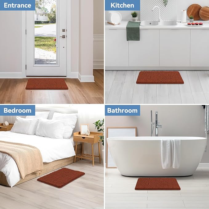 Bcoimo 24"×17" Absorbent Bath Mat, Non-Slip - Image 7