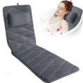 Bath Pillow for Tub with Laundry Bag & 17 Non-Slip Suction Cups, Extra Thick by Unknown