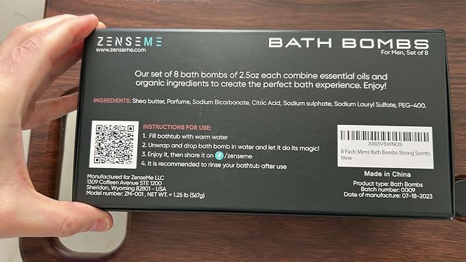 Bath Bombs for Men, Gift Set of 18 Scented Organic Handmade Bath Bombs of 2.5 oz - Image 9