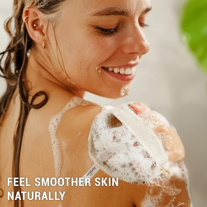 Vietnamese Natural Loofah Exfoliating Body Scrubber Pads, 100% Plant-Based - Image 7
