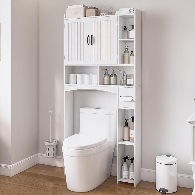 Over The Toilet Storage Cabinet, Over Toilet Bathroom Organizer, Bathroom - Image 2