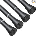 Tension Curtain Rod Black Tension Rod 28 To 48 Inch Spring Curtain Rod Non Slip by ZipGloTensionRod
