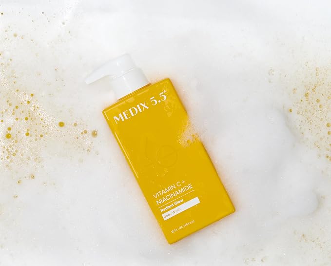 Medix 5.5 Radiant Glow Vitamin C Body Wash W/Niacinamide | Citrus Scented - Image 7