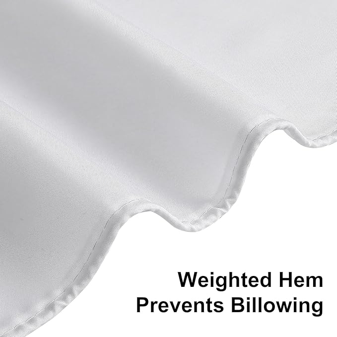 Colorful Star Grey Eucalyptus Waterproof Shower Curtain Set - Image 6