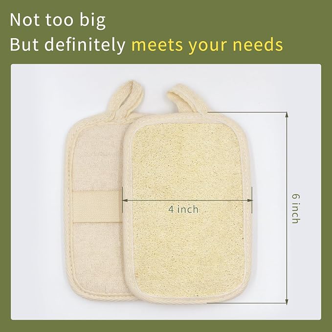 Natural Loofah Body Scrubber Exfoliator - Image 2
