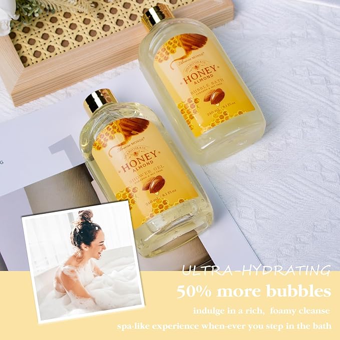 Gift Baskets, Spa Gifts for Women, Relaxation Self Care Spa Kit W/Bath Bomb - Image 3