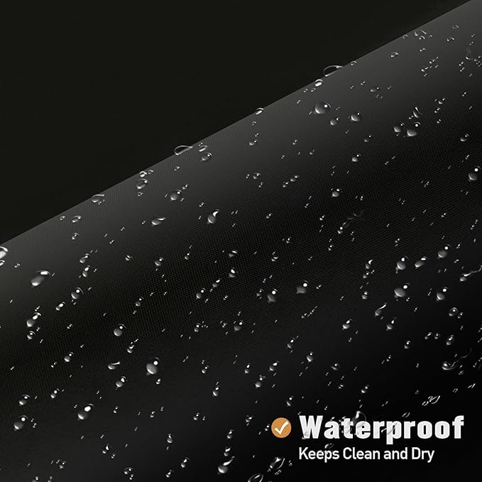 Clawfoot Tub Shower Curtain Liner Black 180x70 Inch Liner All Warp Around Extra - Image 4