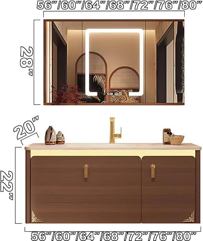 72 inch Bathroom Vanity Set - Image 2