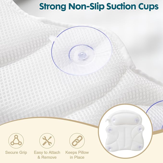 Bath Pillows for Tub – Bathtub Pillow - Image 4