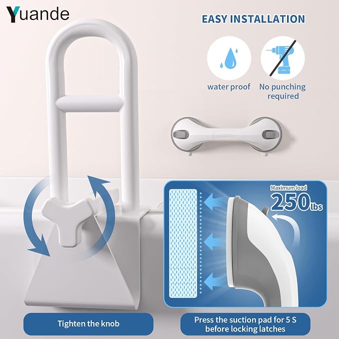 Adjustable Bathtub Safety Rail - Image 5