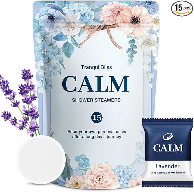 TranquilBliss Shower Steamers-15 Pack Shower Bombs by Unknown